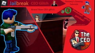 Jailbreak The Newest CEO glitch [upl. by Thorr735]