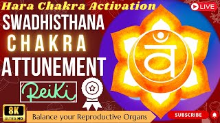 Swadhisthana Chakra Attunement Meditation II Hara VAM Chakra Activation II [upl. by Rehpotsirh617]