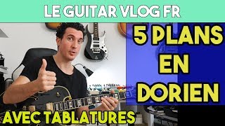 5 Plans avec le mode Dorien sur la Guitare [upl. by Stricklan]