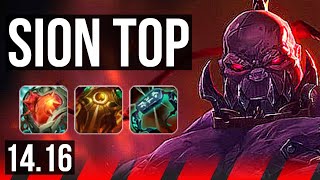 SION vs MALPHITE TOP  4211  EUW Master  1416 [upl. by Anat]