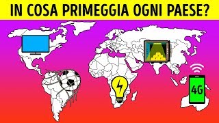 In che Cosa Sono Migliori Alcuni Paesi del Mondo [upl. by Slerahc]