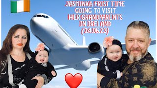 JASMINKA FRIST TIME GOING IN IRELAND 🇮🇪  SURPRISEING HER GRANDPARENTS ❤️  2023 ✨ [upl. by Humble]