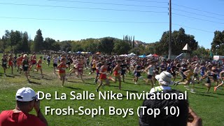 2024 De La Salle Invitational FSB Top 10 [upl. by Enirol]