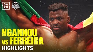 FIGHT HIGHLIGHTS  FRANCIS NGANNOU VS RENAN FERREIRA [upl. by Joub]