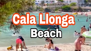 Ibiza Beach  Cala Llonga Beach Summer video  Playa de Cala Llonga en IbizaRepost footage of beach [upl. by Wiltshire]