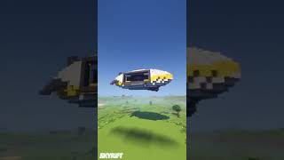 Airship Minecraft Timelapse minecraftshorts [upl. by Sheffy]