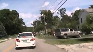 Storms Rip through Poultney Vermont  July 3 2014 [upl. by Alyekahs]