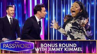 Jimmy Kimmel and Jimmy Fallon Band Together in a Bonus Round of Password [upl. by Hutchins786]