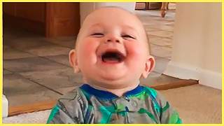 Cute And Funny Baby Laughing Hysterically Compilation  5Minute Fails [upl. by Ainwat]