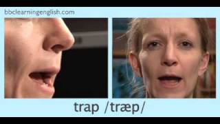 English Pronunciation 👄 Short Vowel  æ  ‘trap’ ‘stamp’ amp ‘back’ [upl. by Zondra]