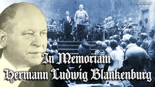 In Memoriam Hermann Ludwig Blankenburg German march [upl. by Fabi]