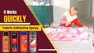 Best Powerful Fabric Adhesive Spray For Strength [upl. by Maccarthy502]