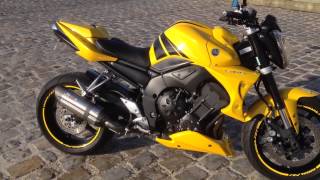 Yamaha FZ1 avec Mivv Suono sans DB Killer [upl. by Enel]