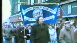 Shildon Wagon Works  Protest march through Darlington [upl. by Gent]