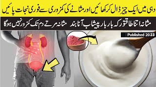 Masana ki kamzori ka ilaj  Bladder problems in urdu  Masana ki kamzori ka ilaj [upl. by Sinaj357]