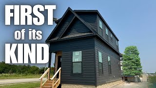 A 2 STORY modular home single wide thats NOW AVAILABLE on the market Prefab House Tour [upl. by Read]