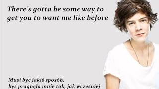 One Direction  Nobody Compares  tekst  tłumaczenie pl [upl. by Kiri]