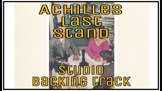 Achilles last stand studio  guitar backing track [upl. by Brandais]