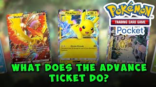 What Does Advance Ticket Do in Pokemon TCG Pocket [upl. by Weingartner]