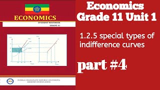 Economics Grade 11 Unit one part 4 Special types of indifference curves [upl. by Budding791]