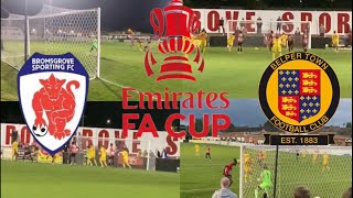 Bromsgrove Sporting Vs Belper Town Emirates FA Cup 1st Qualifying Round facup [upl. by Partan]