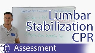 Hicks Clinical Prediction Rule for Lumbar Spine Stabilization [upl. by Rauch786]