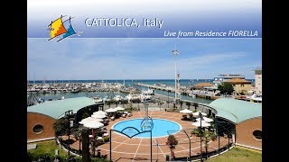 Cattolica Italy  Live Webcam from Residence FIORELLA [upl. by Sauveur200]