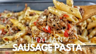 This Italian Sausage Pasta Is So Easy Youll Forget About Other Pasta Recipes [upl. by Yssim]