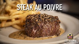 How to Make Steak Au Poivre  Classic French Recipe [upl. by Emelyne910]