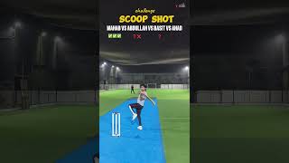 Scoop Shot Challenge 🔥 Basit vs Abdullah vs Wahab vs Ahad  Off Yorker youtubeshorts cricketmatch [upl. by Drolet205]