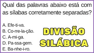 🔥 Português para Concurso Público  Divisão Silábica [upl. by Salot315]