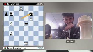 Game 7 Final Moments Gukesh vs Ding  2024 FIDE World Chess Championship 2024 [upl. by Carrington]