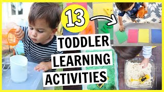 13 Toddler Activities for Learning You Can Do At Home  12 year olds [upl. by Alvinia]