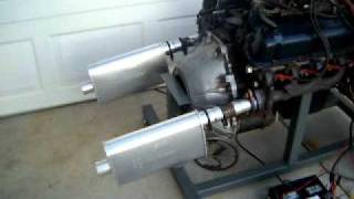 Ford 302 Engine Cherry Bomb Turbo Mufflers Test Run Part I [upl. by Eulalia]