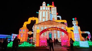 Longleat Festival of Light 2022 The Wondrous World of Roald Dahl BFG Willy Wonka The Witches [upl. by Odracer]