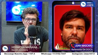 quotCarlos Pirovano destruye al cine nacionalquot Juan Mascaró de DOCA en Radio Más [upl. by Namreg]