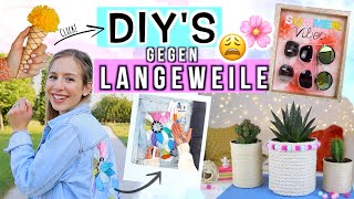 DIYs gegen LANGEWEILE 90 😑 einfache DIY Ideen für Zuhause ✨ gegen Langeweile  Cali Kessy [upl. by Parcel]