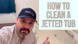 How to Clean a Jetted Tub  Cleaning Tub Jets [upl. by Anawd]