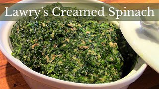 How to make LAWRYS STEAKHOUSES  Classic Creamed Spinach [upl. by Nicolais]