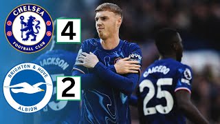 Chelsea vs Brighton  42   Highlights amp All Goals 2024 [upl. by Enia399]