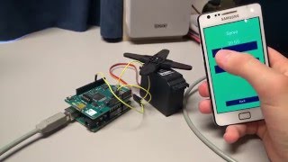 Arduino Wifi Shield mit Handy steuern [upl. by Assyram]