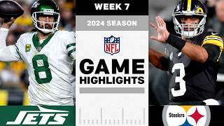 New York Jets vs Pittsburgh Steelers Game Highlights  NFL 2024 Season Week 7 [upl. by Itnahs77]