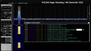 POCSAG 1488125 mHz Pager Message Decoding [upl. by Aderf172]