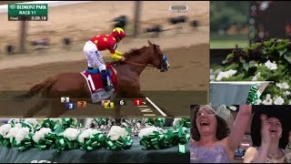 Reaction to Triple Crown Win 2018 Belmont Stakes [upl. by Cissej]