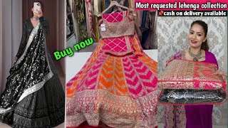 Buy most viral lehenga collection chikankari lehengalehenga haullehenga reviewbridal lehenga [upl. by Thorstein]