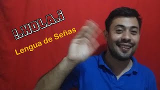 Palabras es Saludos Practicá Lengua de Señas Paraguay 2022 [upl. by Ggerk120]