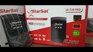 STARSAT SRT30 Pro l High Definition Mini Satellite Receiver l Unboxing l Features Detail l English [upl. by Van]