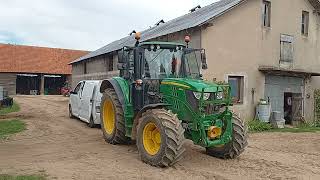 Cziptuning John deere 6120M 25KMWOM 124 Nm podnoszenie mocy hamowanie [upl. by Latsirc]