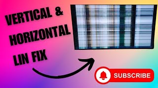 HOW TO FIX LED TV SuperGeneralVertical Horizontal Lines On Screen [upl. by Meensat]