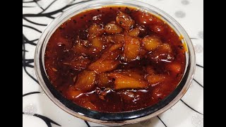 Sweet amp Spicy Mango pickle  Instant Sweet Mango Pickle [upl. by Esaele]